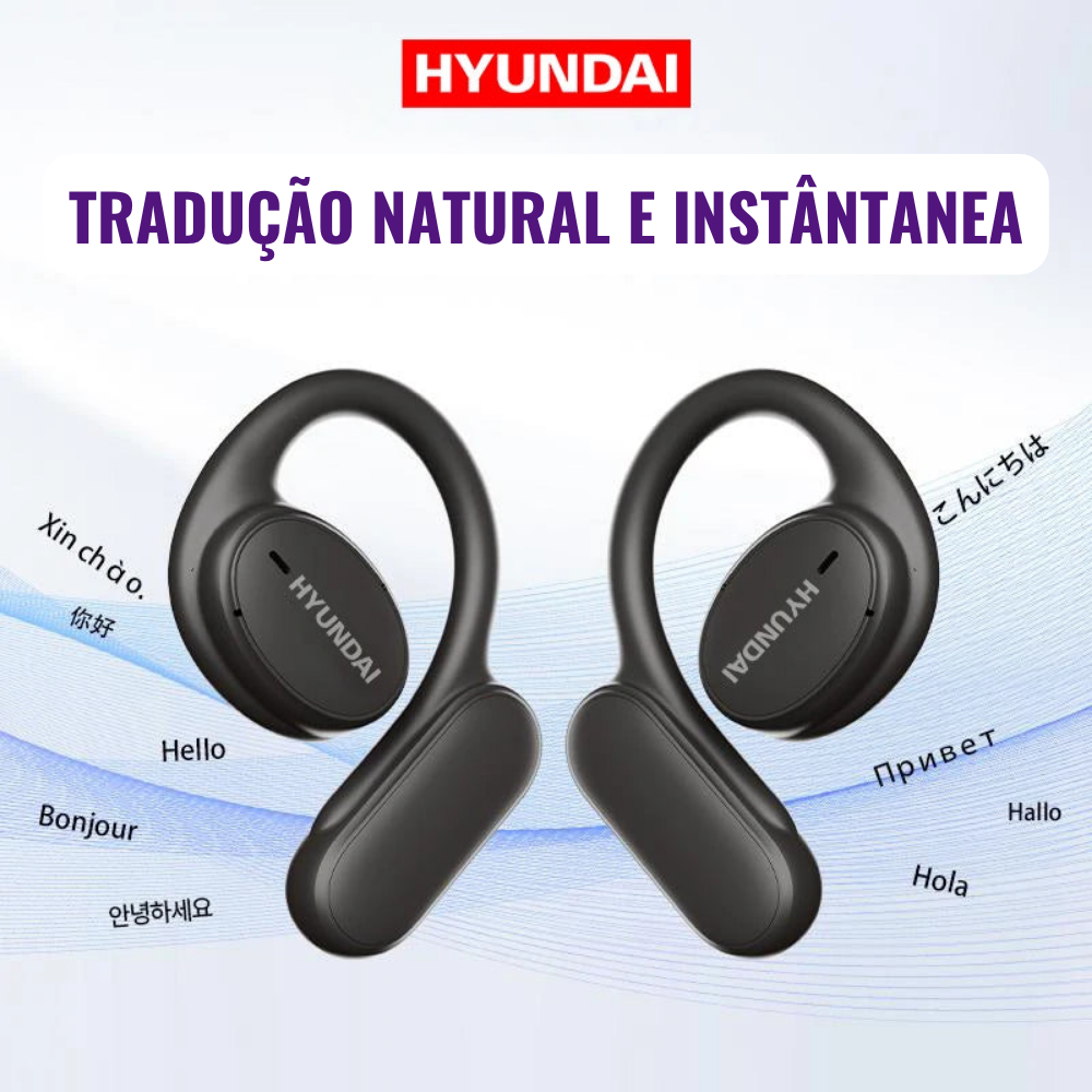 Fone Tradutor Inteligente Hyundai OpenAir5 AI Tempo Real