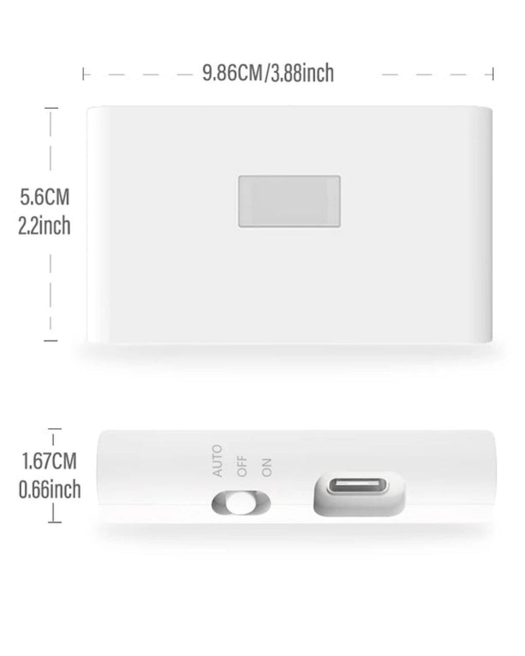 Luz Noturna com Sensor de Movimento – LED Recarregável e Magnética