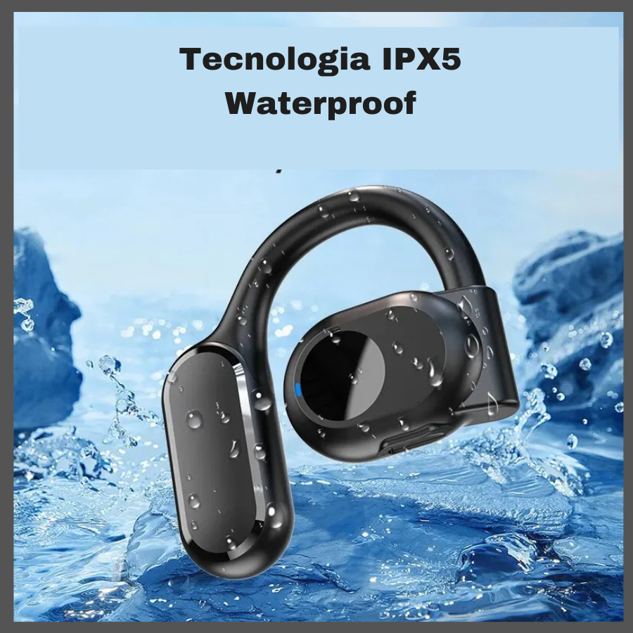 Bone Conduction Headphones Bluetooth Wireless Headphones with Mic Noise Cancelling and Handsfree