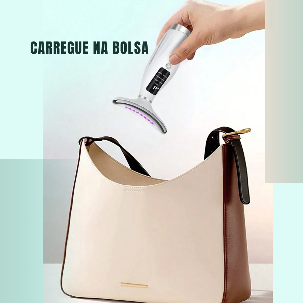 Aparelho de Beleza Facial com Luz Colorida