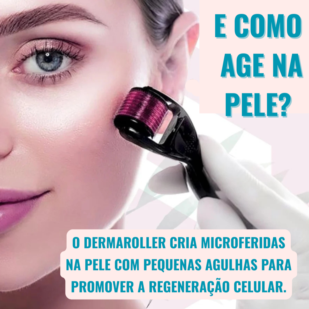 Derma Roller Ferramenta para Cuidados com a Pele