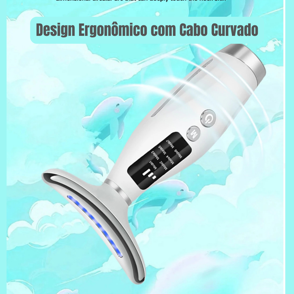 Aparelho de Beleza Facial com Luz Colorida