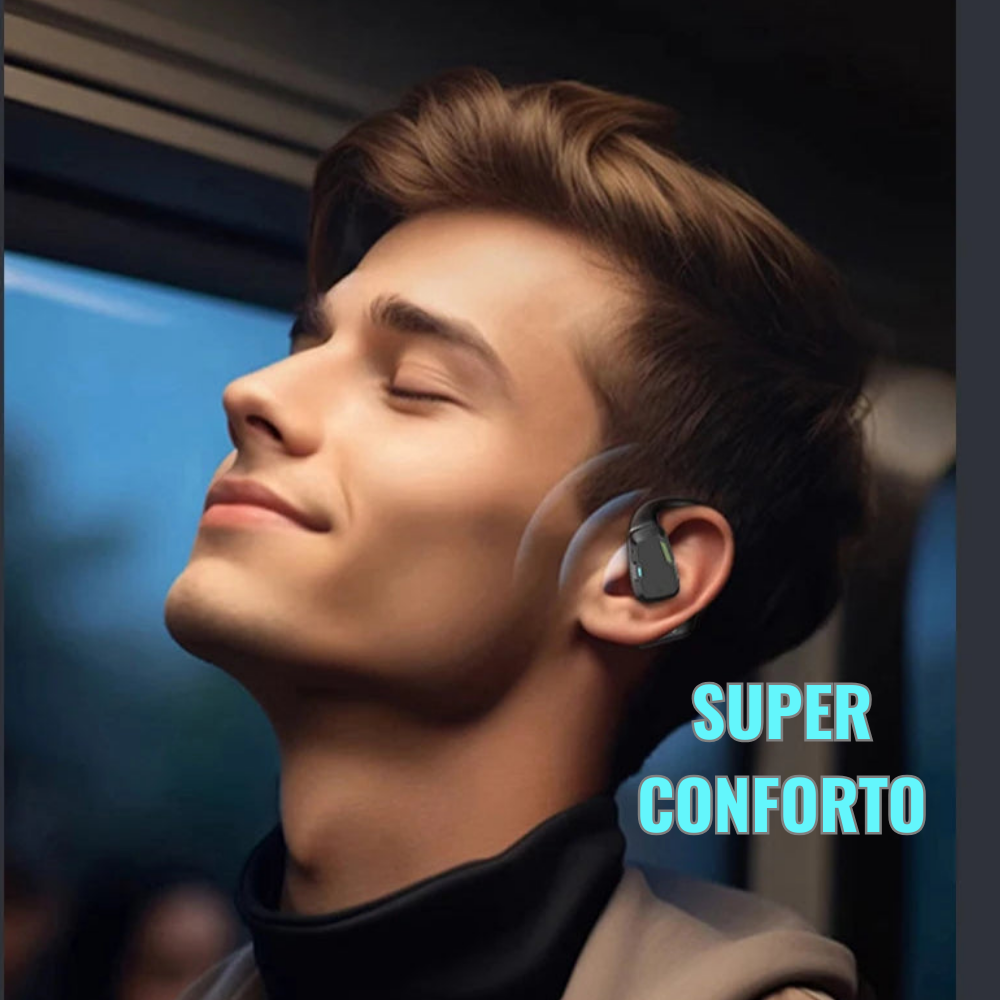 Fone de Ouvido Tradutor à Prova d’Água Longa Duração de Bateria