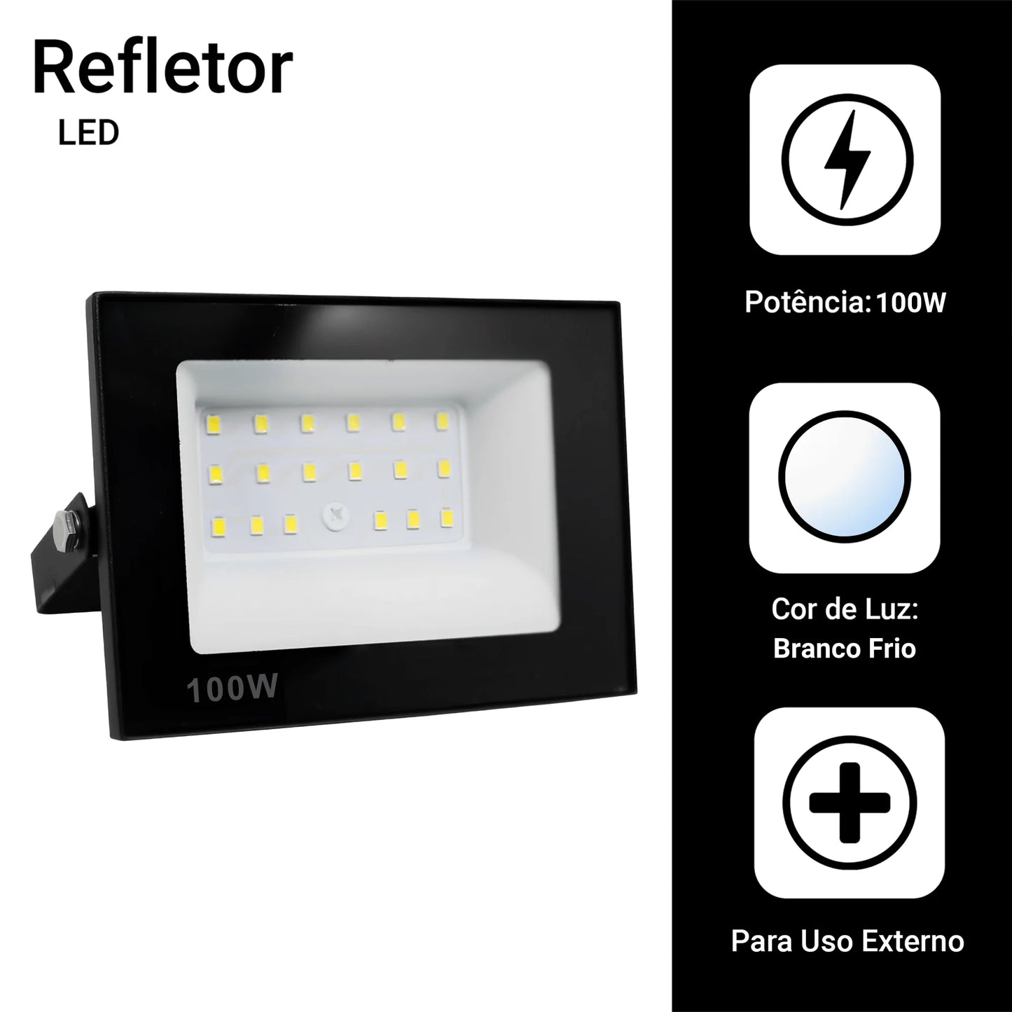 Refletor LED 100W Mini – Bivolt