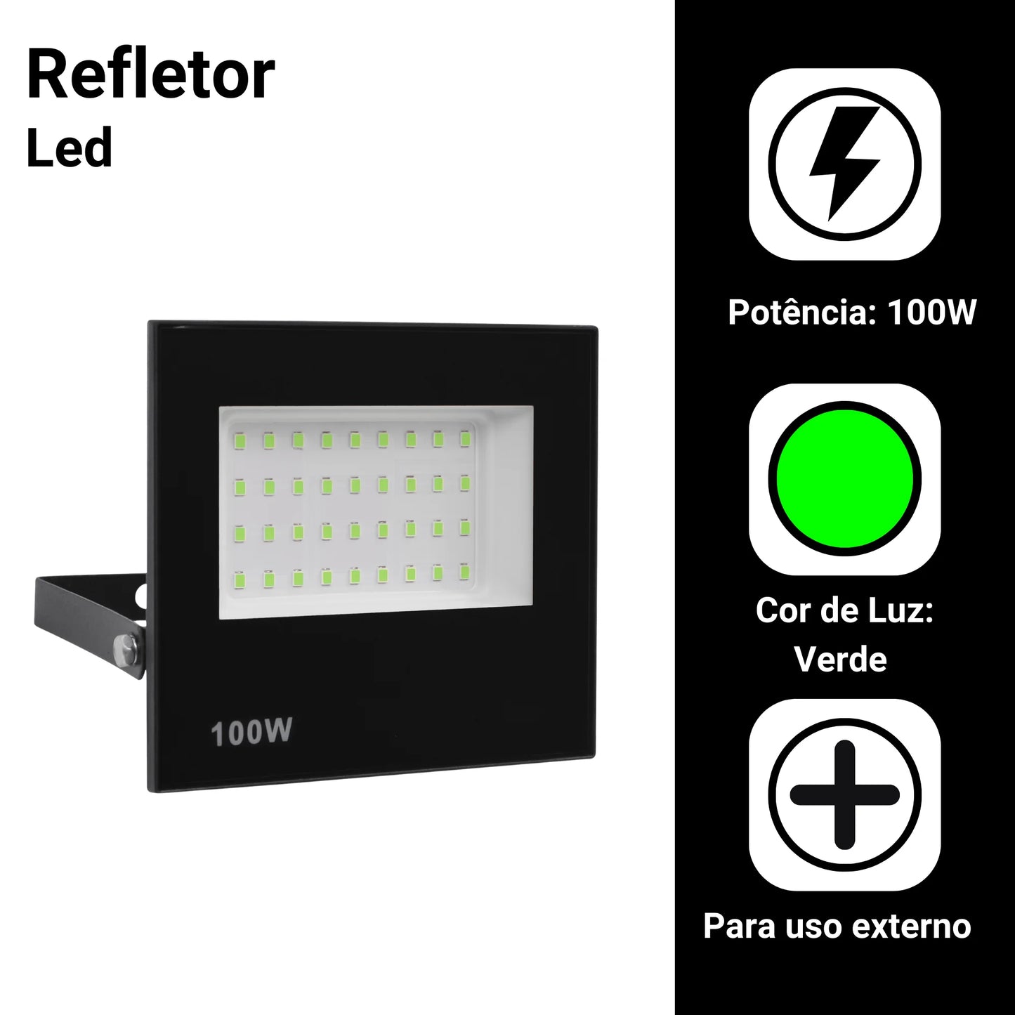 Refletor LED 100W Mini – Bivolt