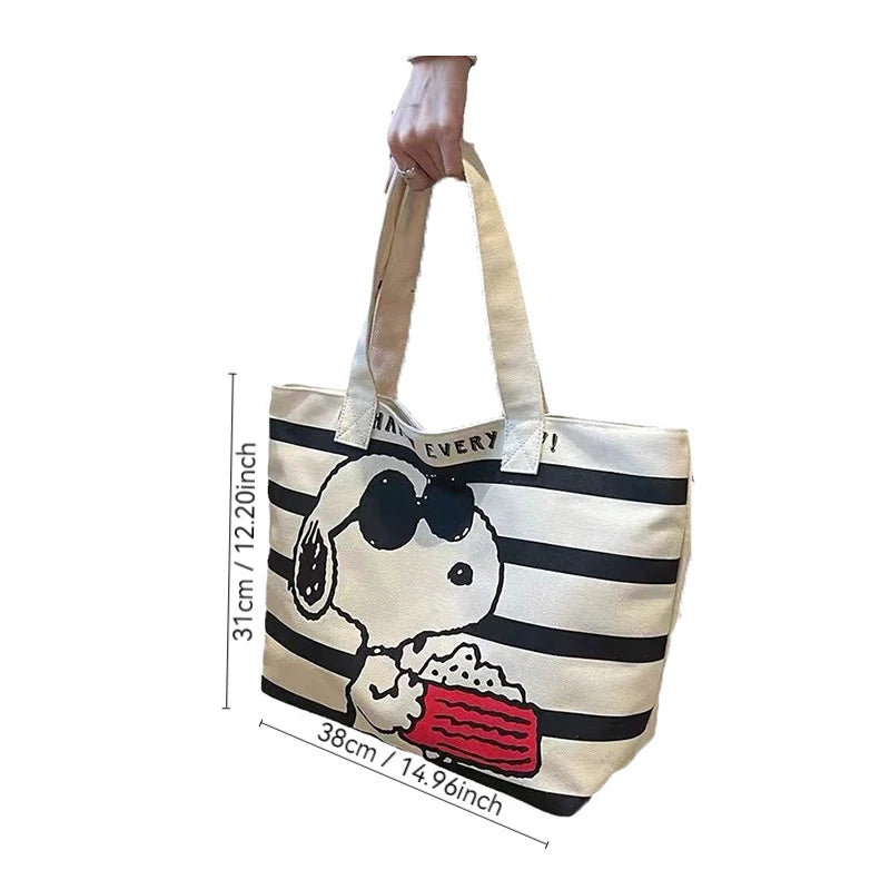 Bolsa Lona Snoopy / Minnie Mouse