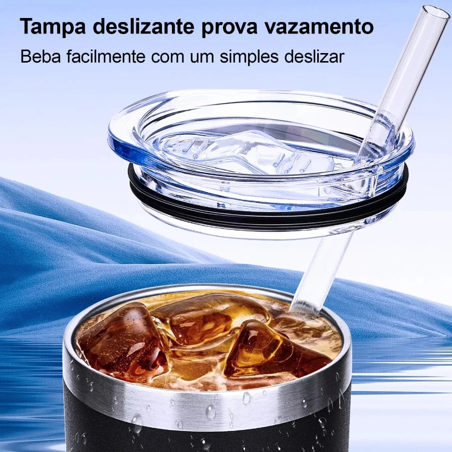 Garrafa Térmica 600 ml Inox Antivazamento