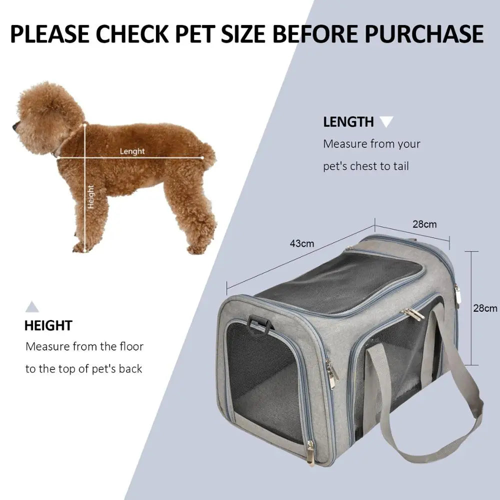 Mochila de Transporte para Cães e Gatos