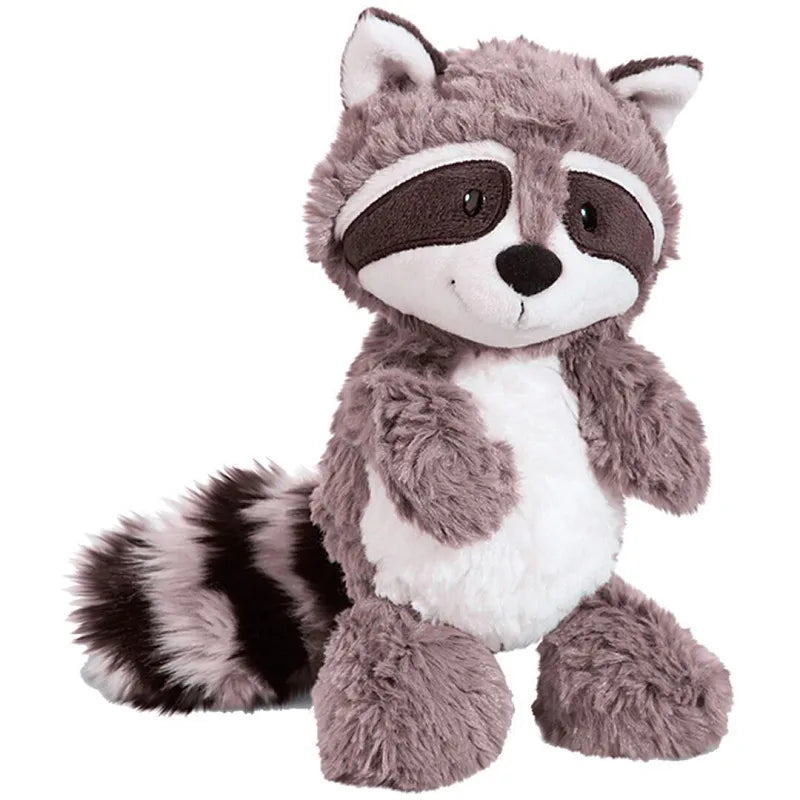 Bicho de Pelúcia de Guaxinim 25-35cm – Brinquedo de Pelúcia Macio e Fofo, Almofada para Crianças, Bebês