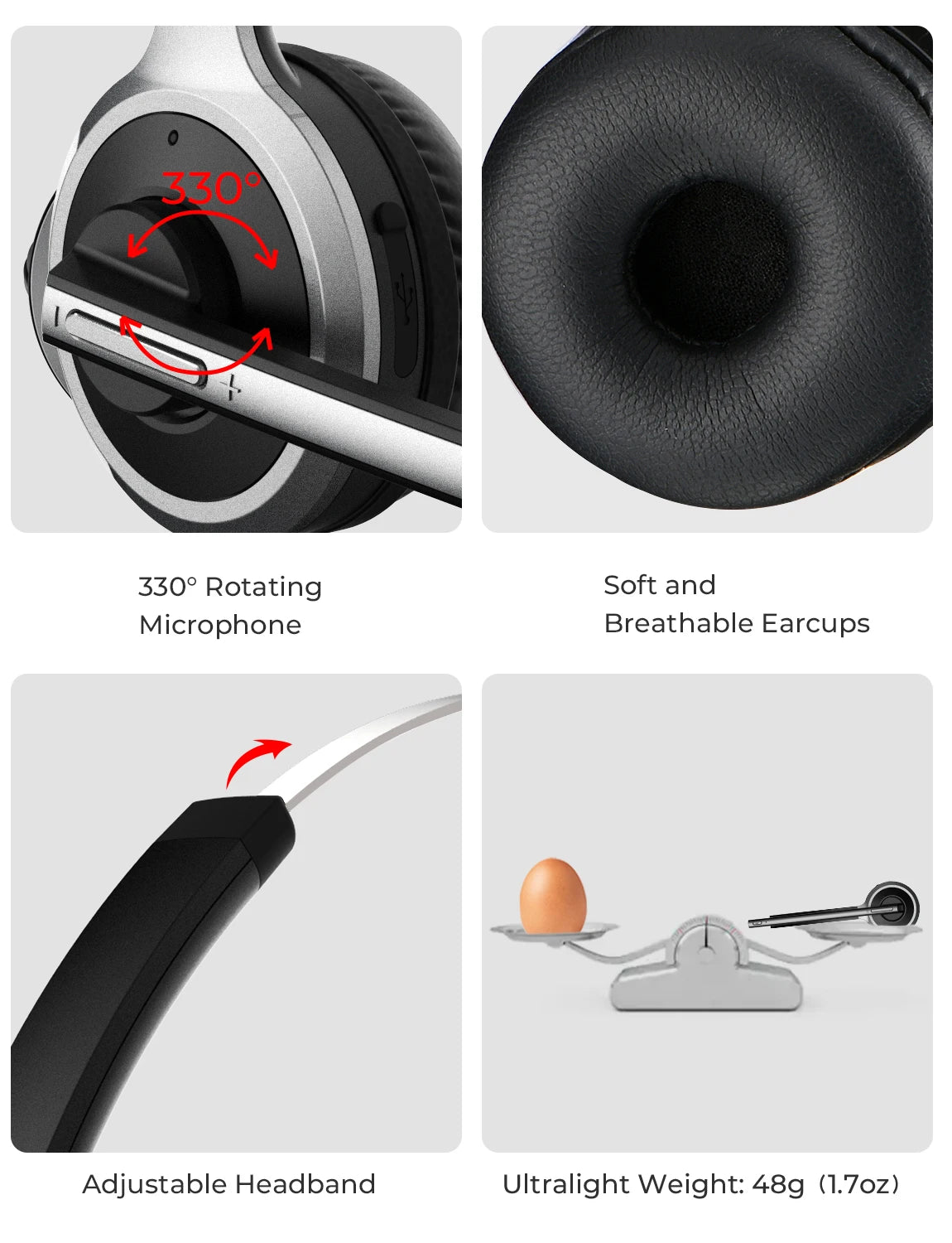 Fone de Ouvido Bluetooth Headset - Conforto, Qualidade e Alta Performance