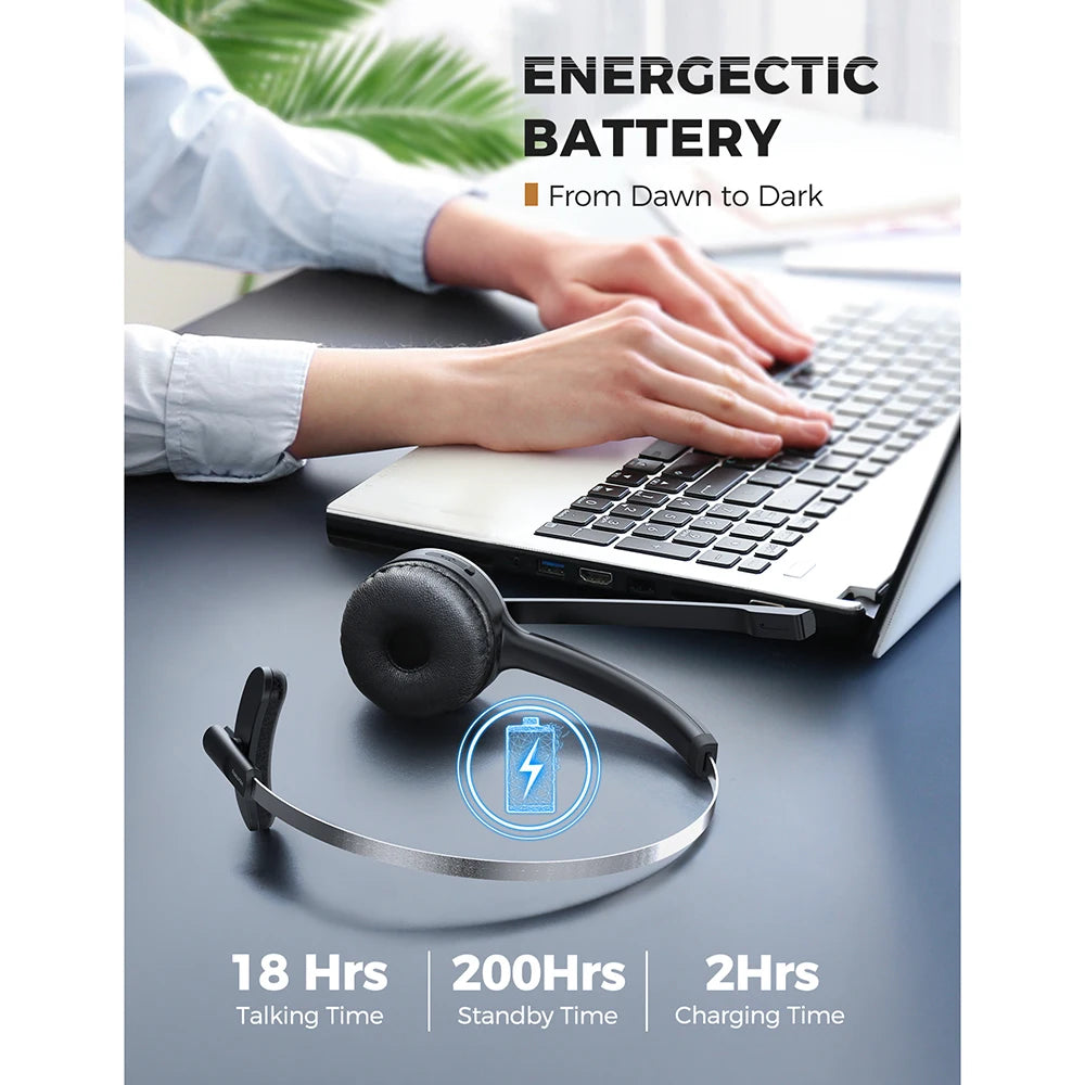Fone de Ouvido Bluetooth Headset - Conforto, Qualidade e Alta Performance