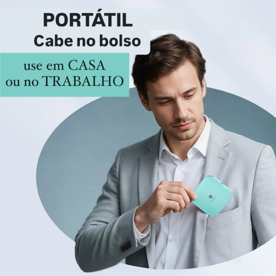 Mini Impressora Térmica Bluetooth – Sem Tinta