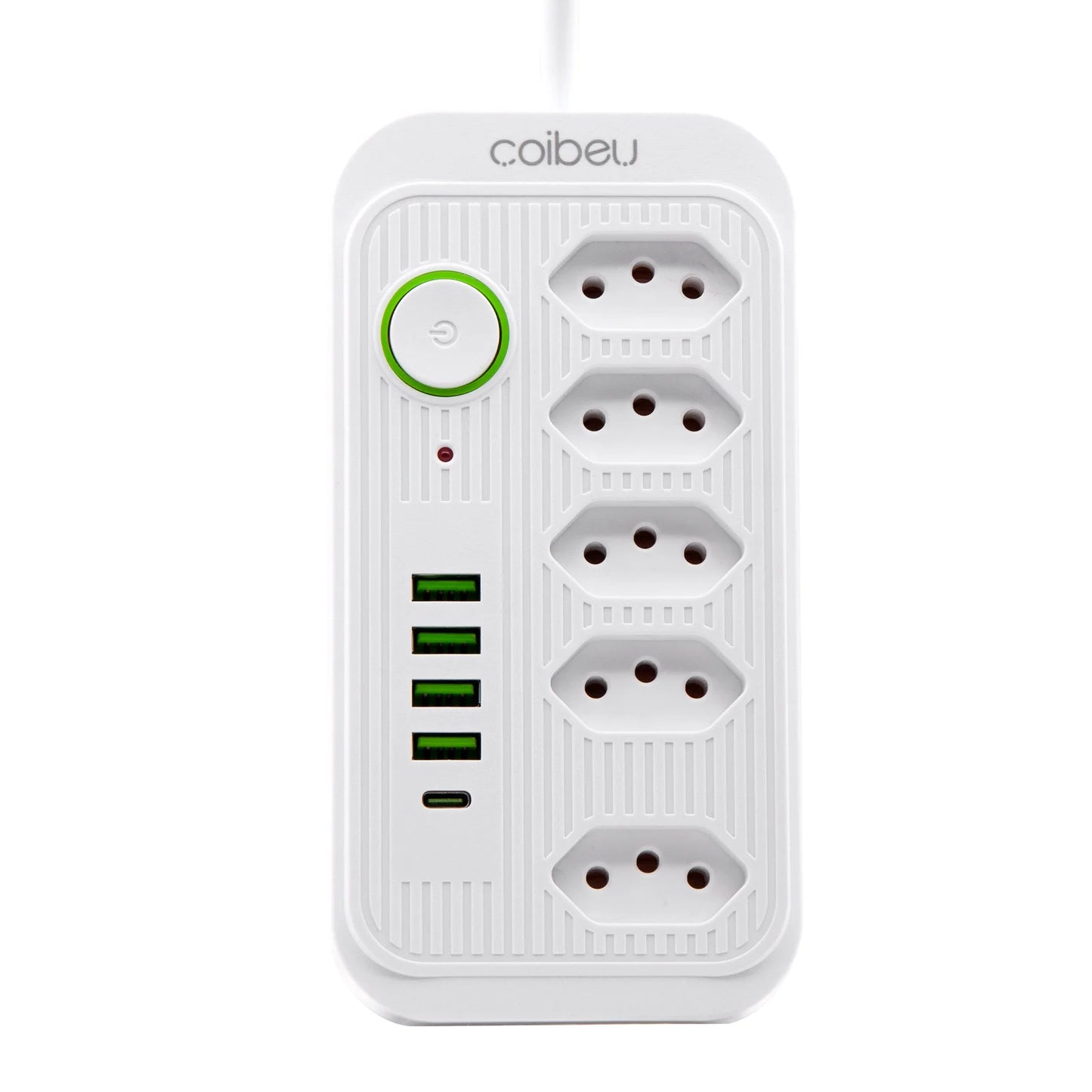 Régua Extensão de Tomadas e Porta USB