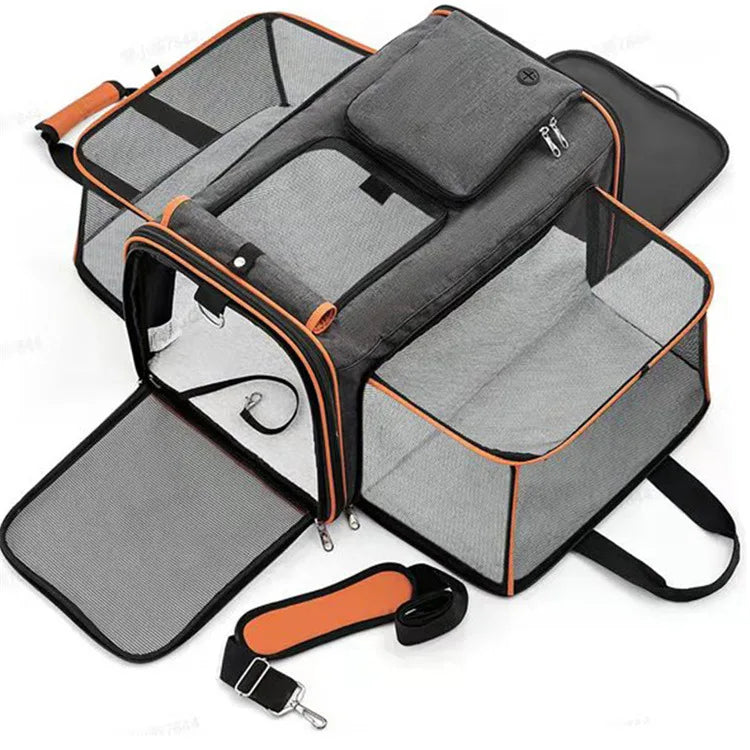 Bolsa de Transporte Pet Dobrável e Expansível