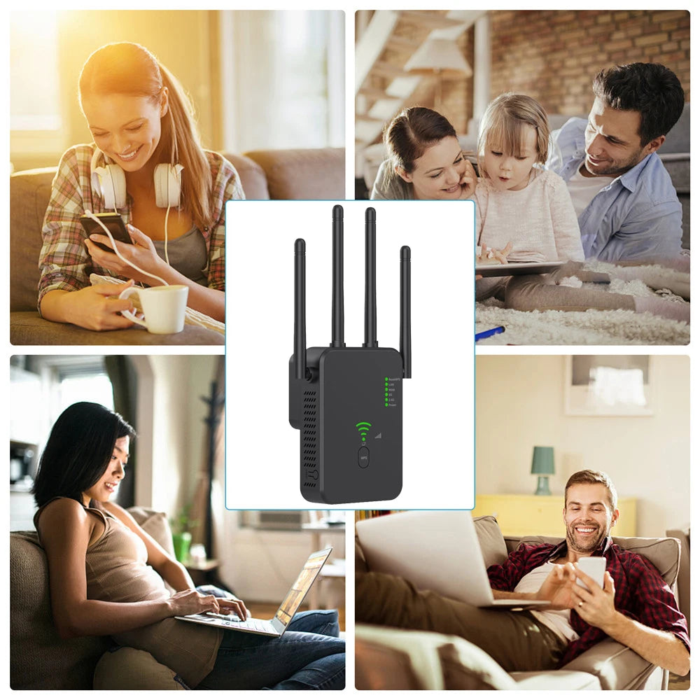 Repetidor Wi-Fi 1200 Mbps Dual Band 2.4G e 5G