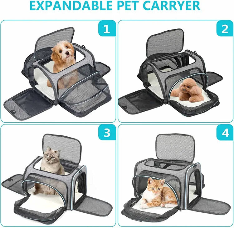Bolsa de Transporte Pet Expansível e Dobrável