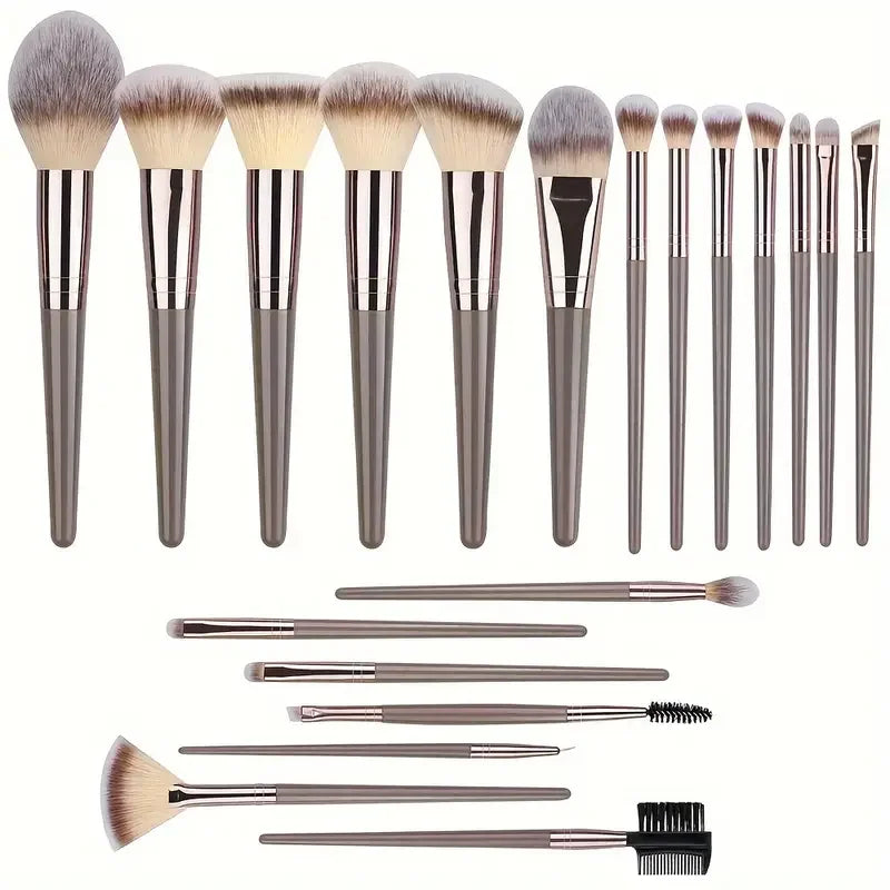 Conjunto Profissional de Pincéis Esponjas de Maquiagem