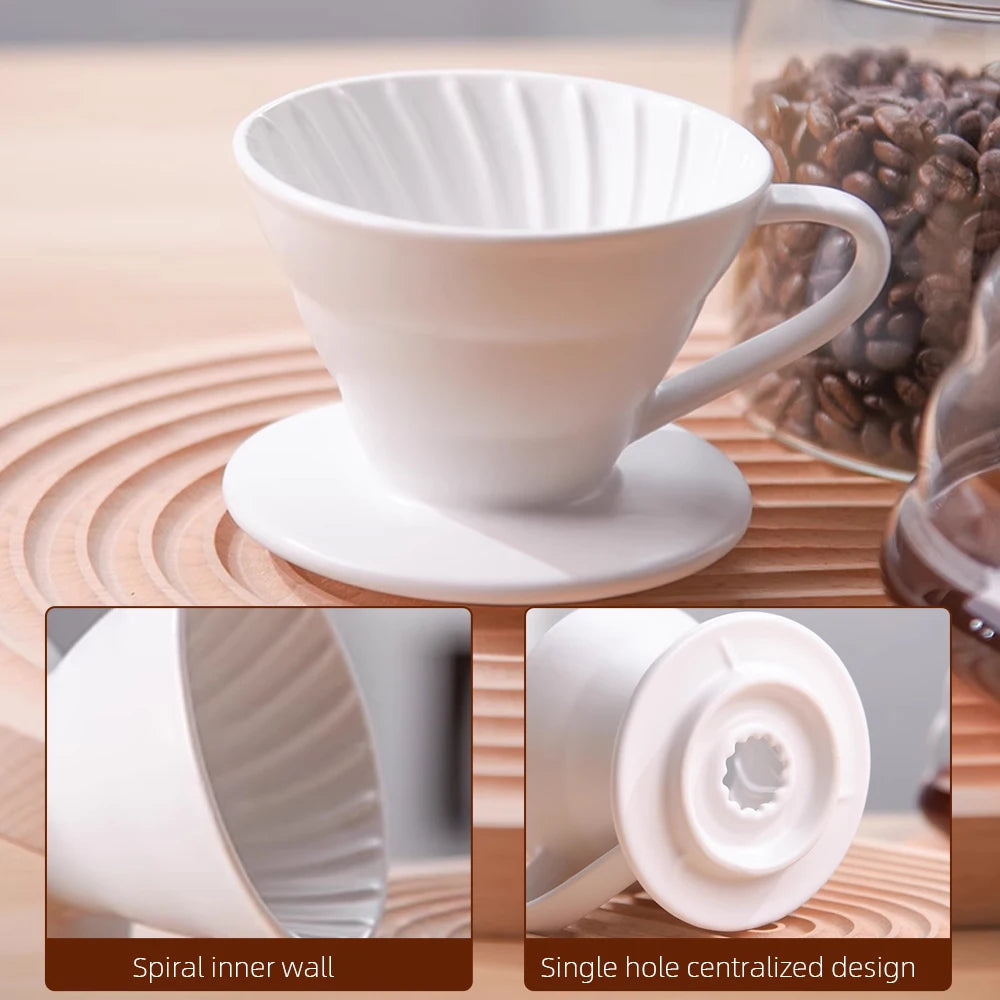 Conjunto de Jarra Borosilicato e Filtro de Café Reutilizável