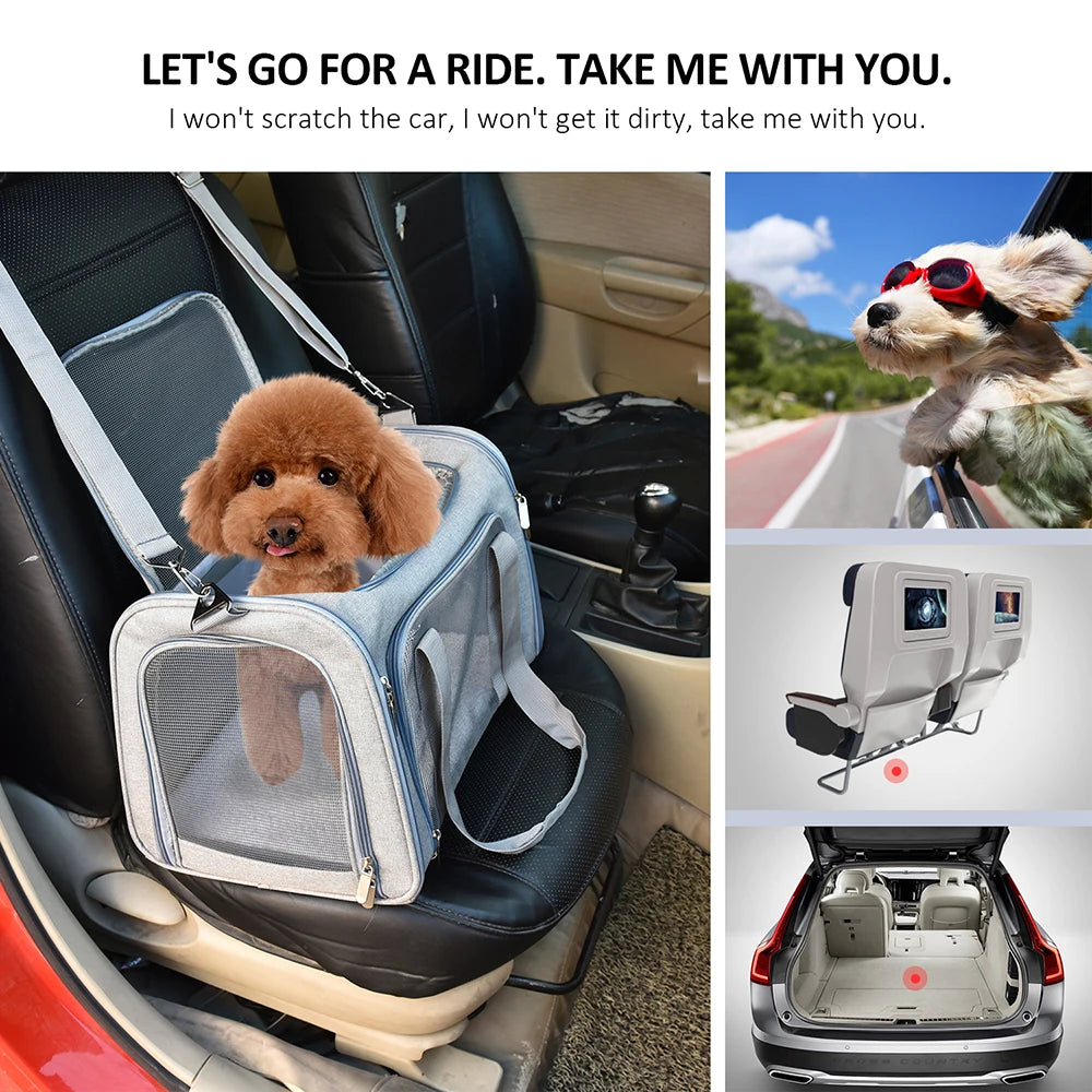 Mochila de Transporte para Cães e Gatos
