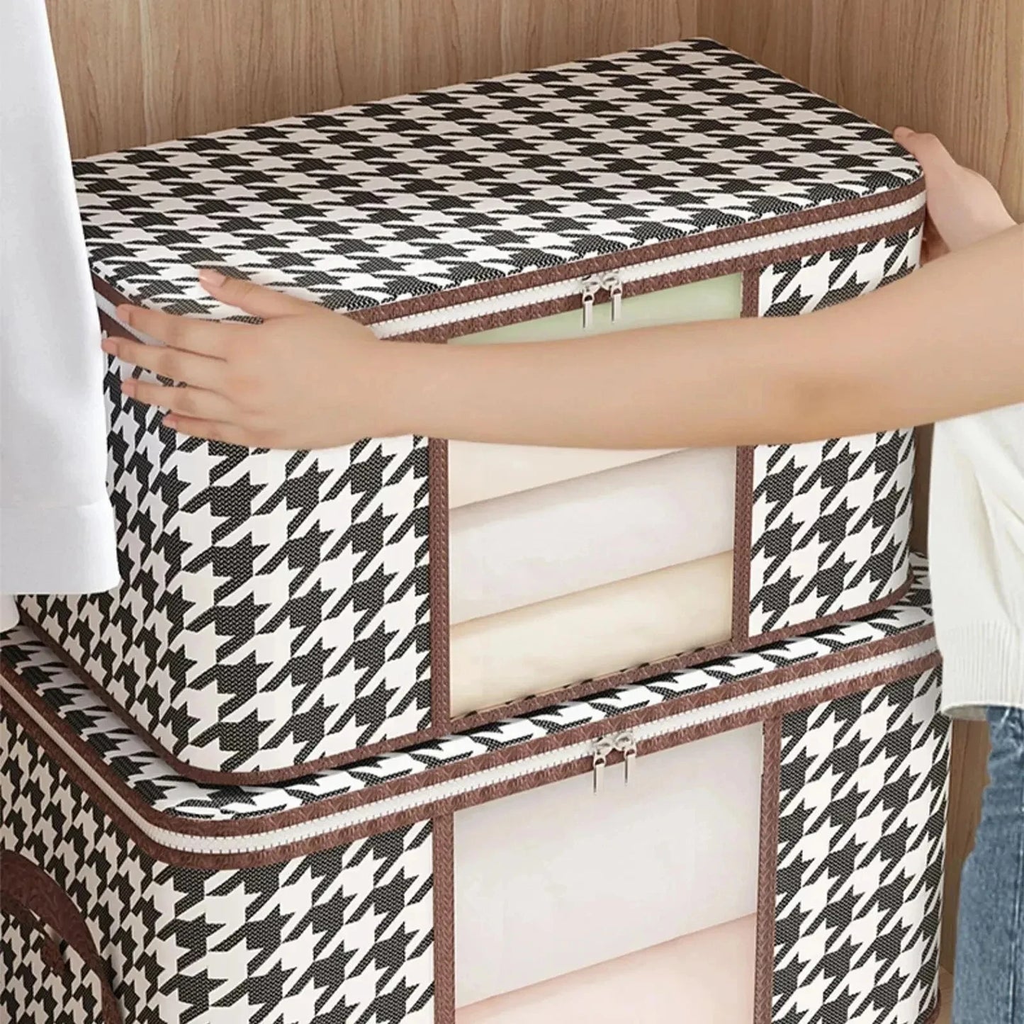 Organizador de Roupas Zíper Dobrável