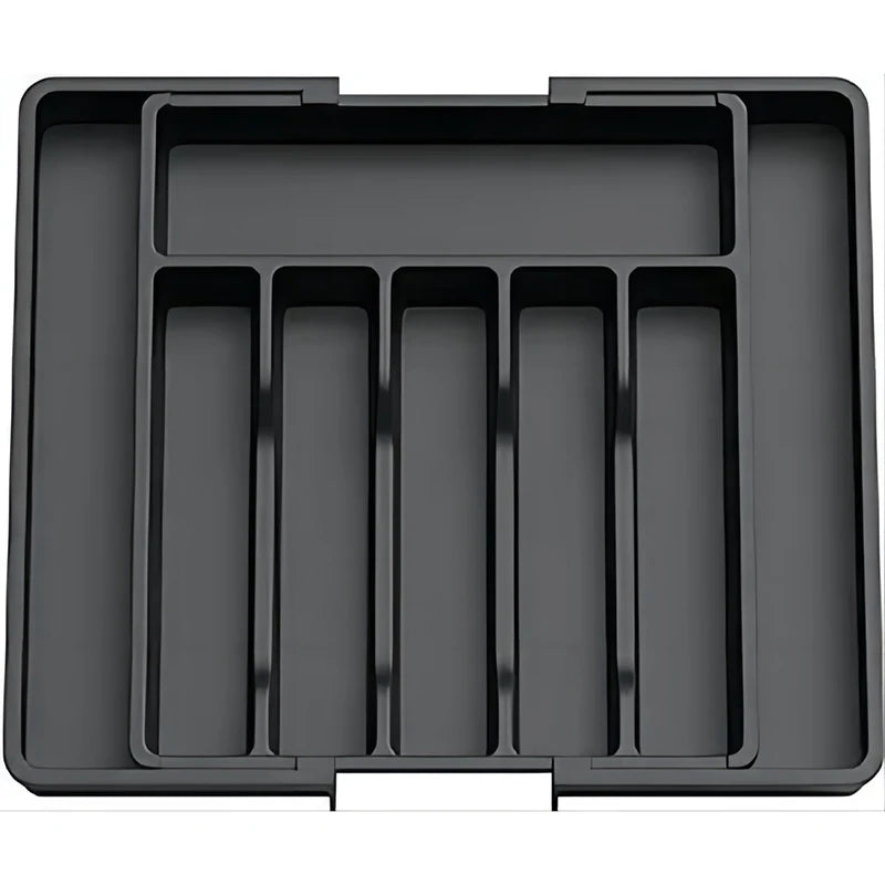 Expandable Cutlery Organizer - Adjustable Tray for Kitchen Drawers