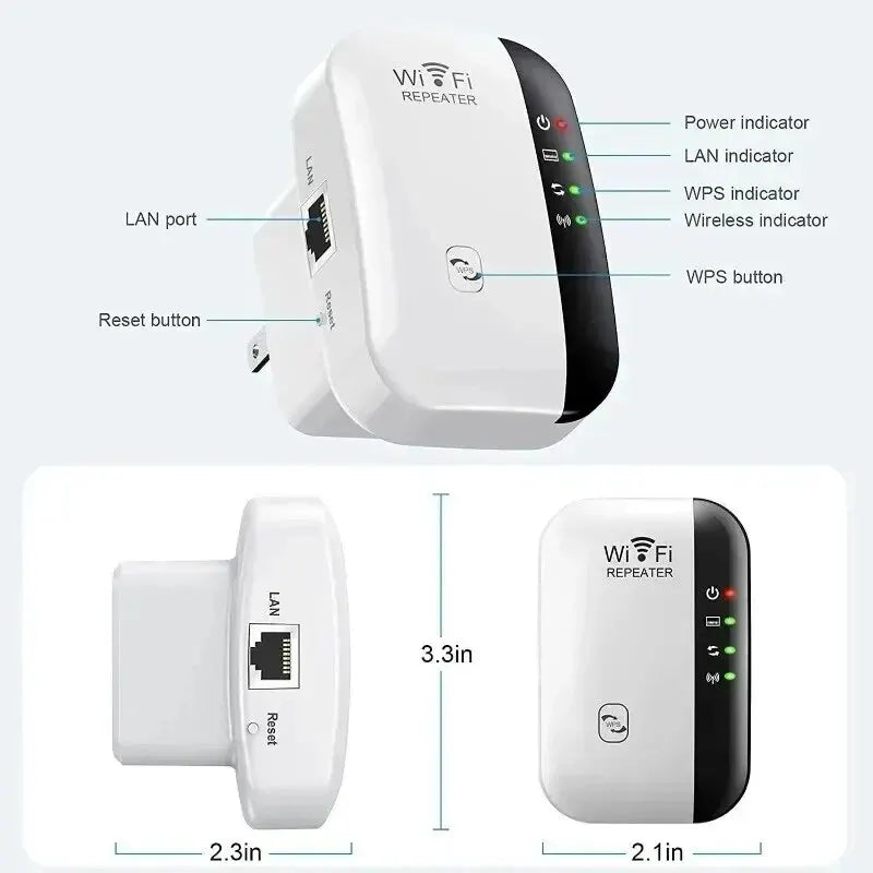 Repetidor Wi-Fi Amplificador de Sinal