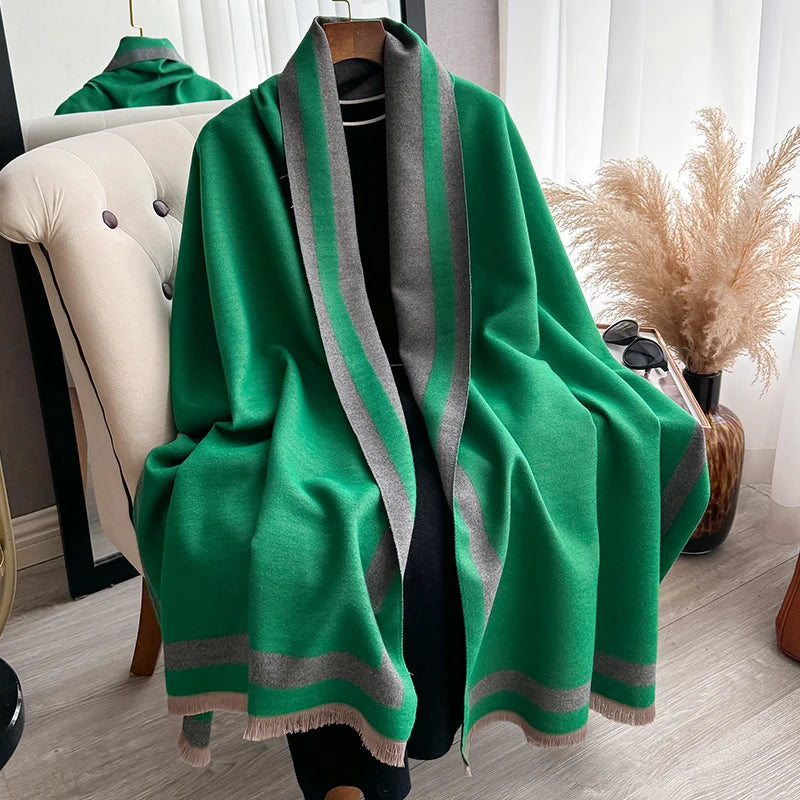 Cachecol Pashmina Luxo Toque de Cashmere