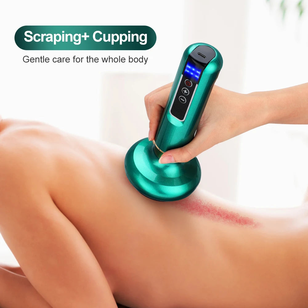 Massageador Elétrico com Ventosa e Aquecimento