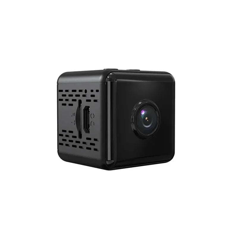 Mini Câmera Wi-Fi 4K/1080P HD com Visão Noturna e Detecção de Movimento
