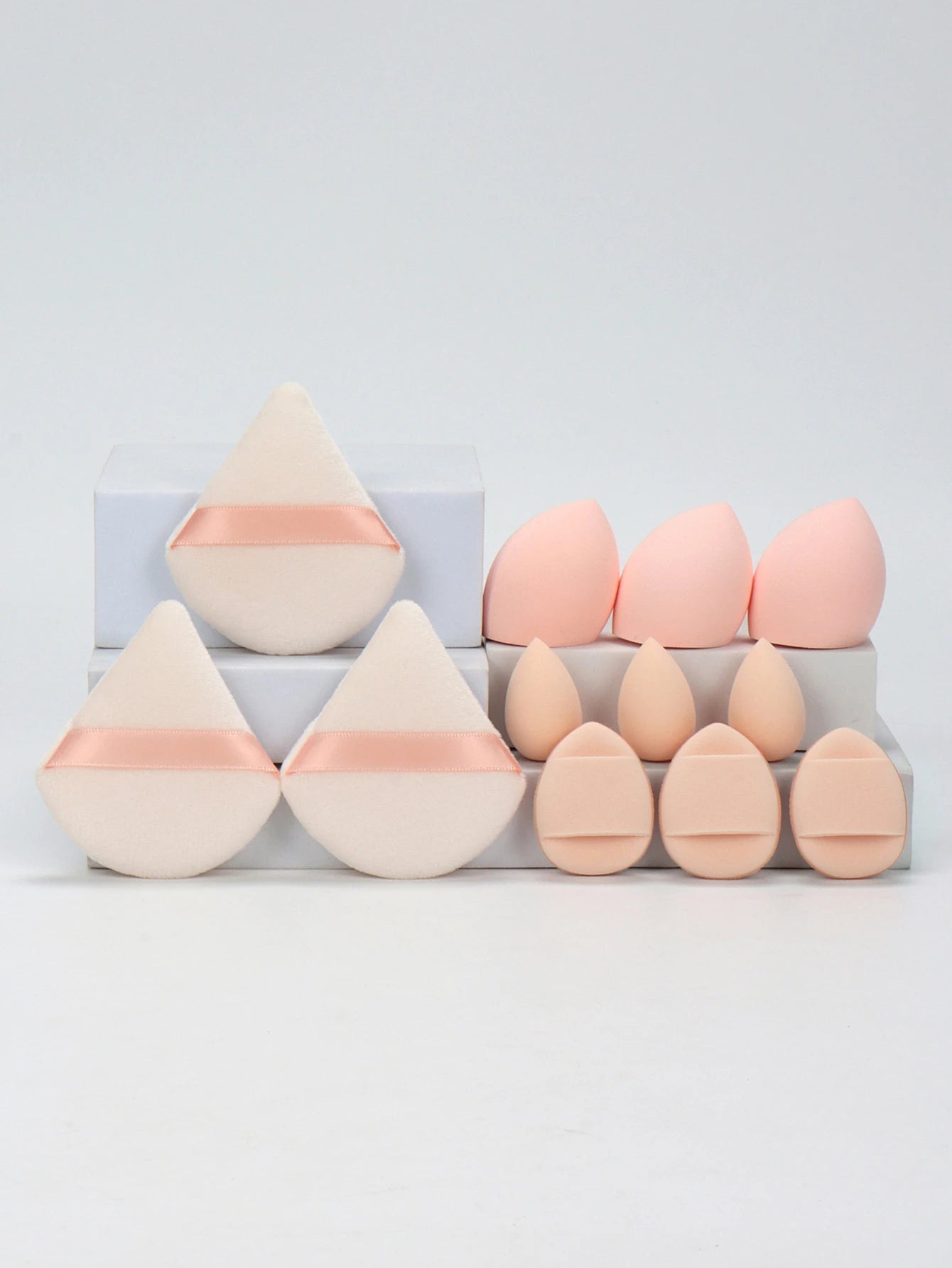 Conjunto de Esponjas Maquiagem 12 Peças