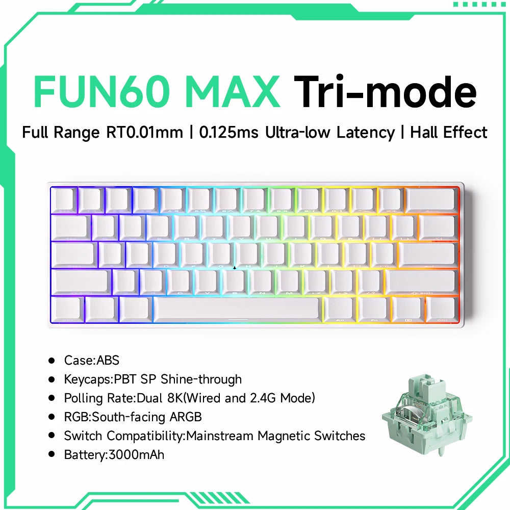 Teclado Mecânico com Switch Magnético
