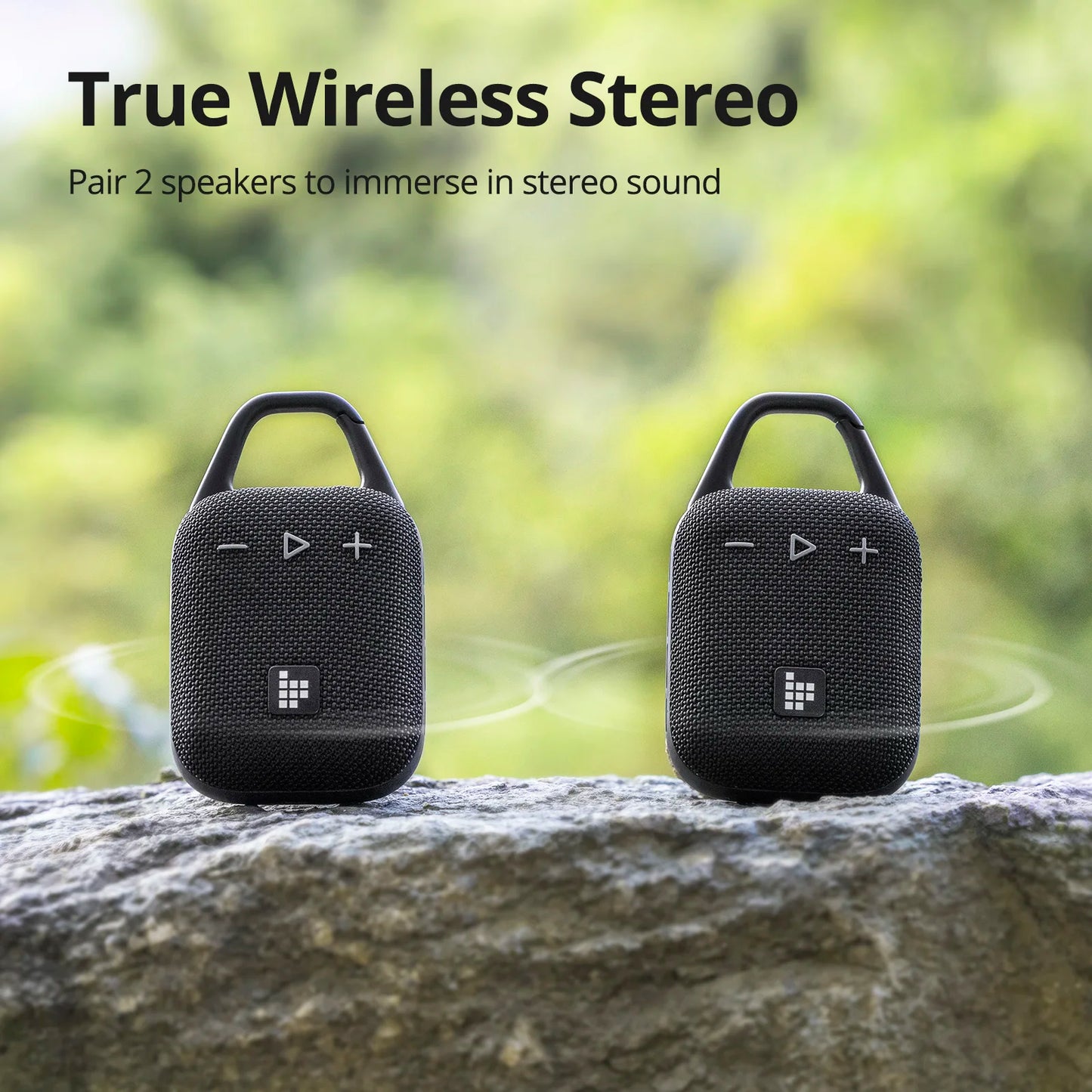 Alto-Falante Bluetooth Portátil com Gancho