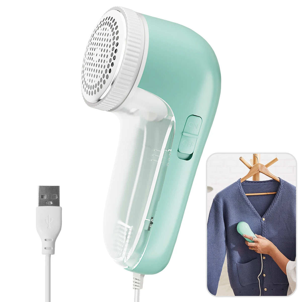 Removedor Elétrico de Bolinhas USB Portátil