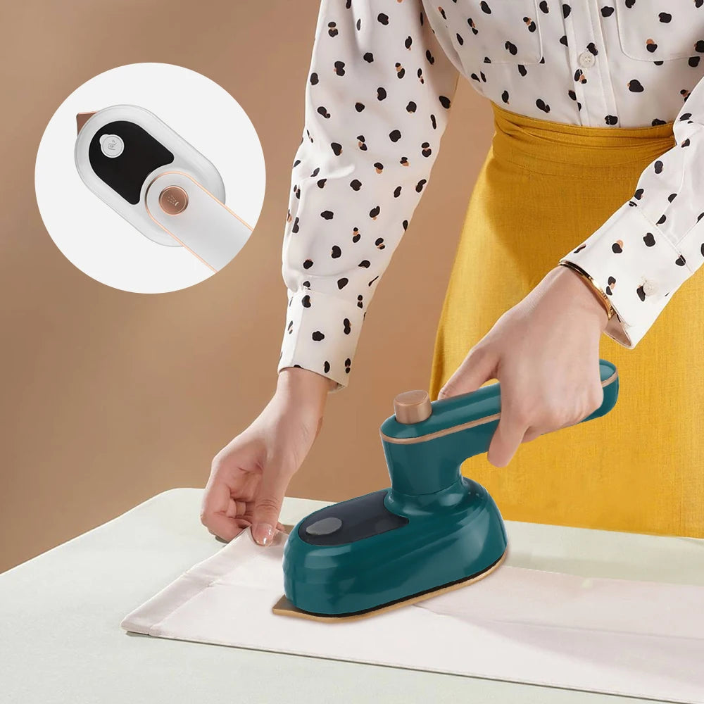 Mini Ferro De Passar Roupas A Vapor Portátil Bivolt