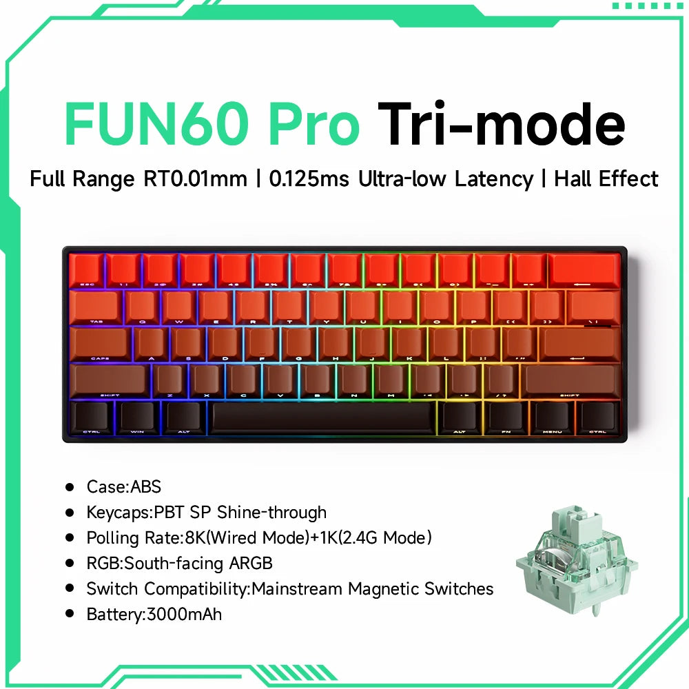 Teclado Mecânico com Switch Magnético