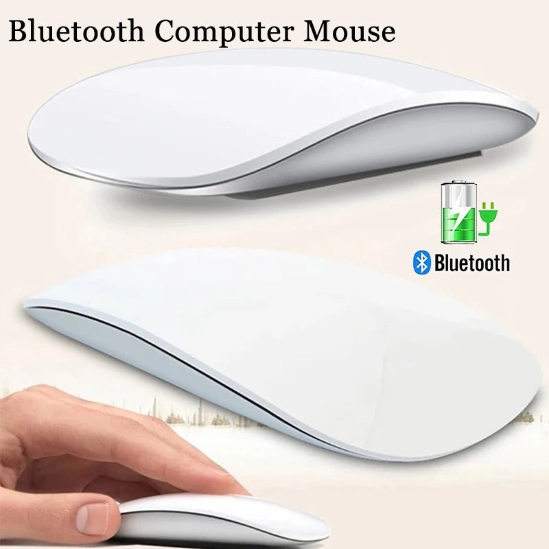 Mouse Bluetooth Silencioso Recarregável Ergonômico
