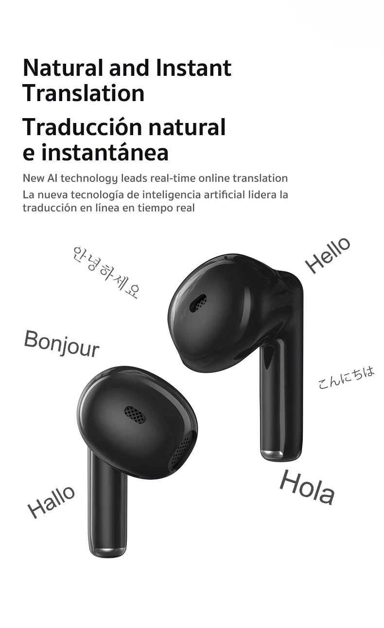 Fones de Ouvido Tradutor – Bluetooth com Tradução em Tempo Real