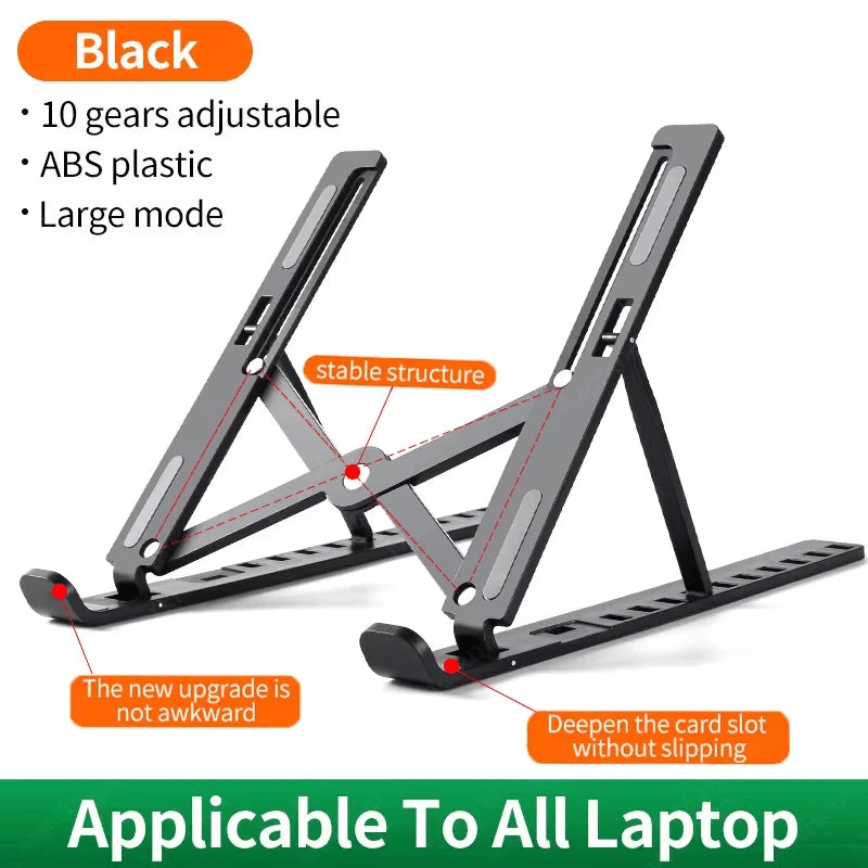 Suporte Ajustável para Laptop Universal, Dobrável