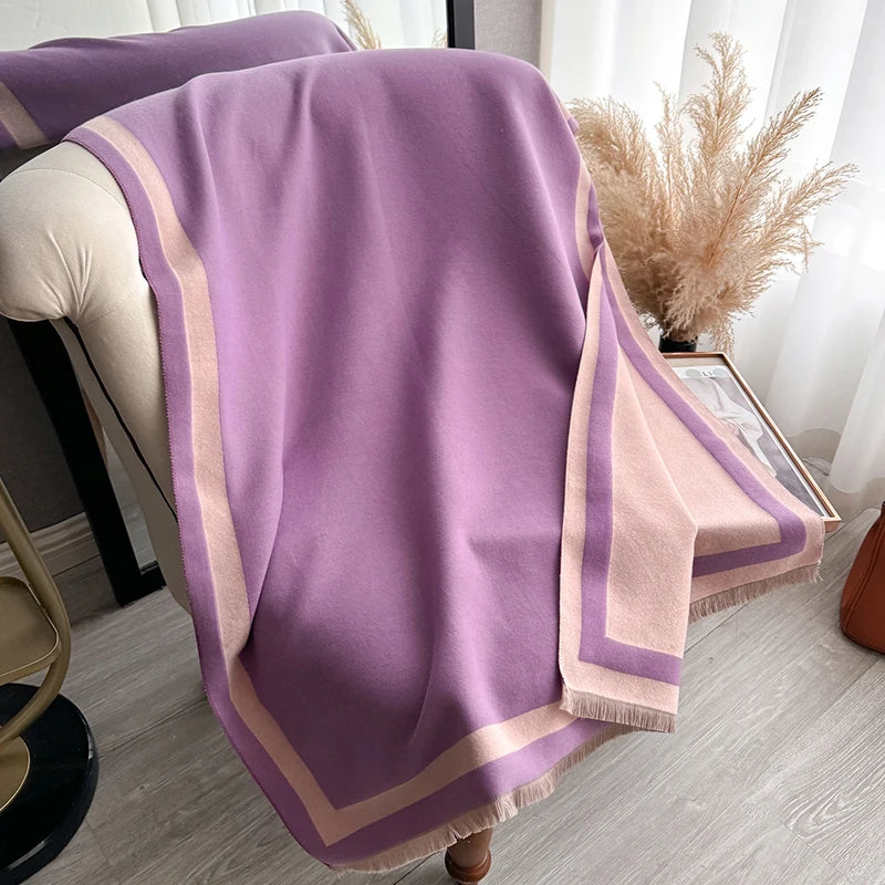 Cachecol Pashmina Luxo Toque de Cashmere