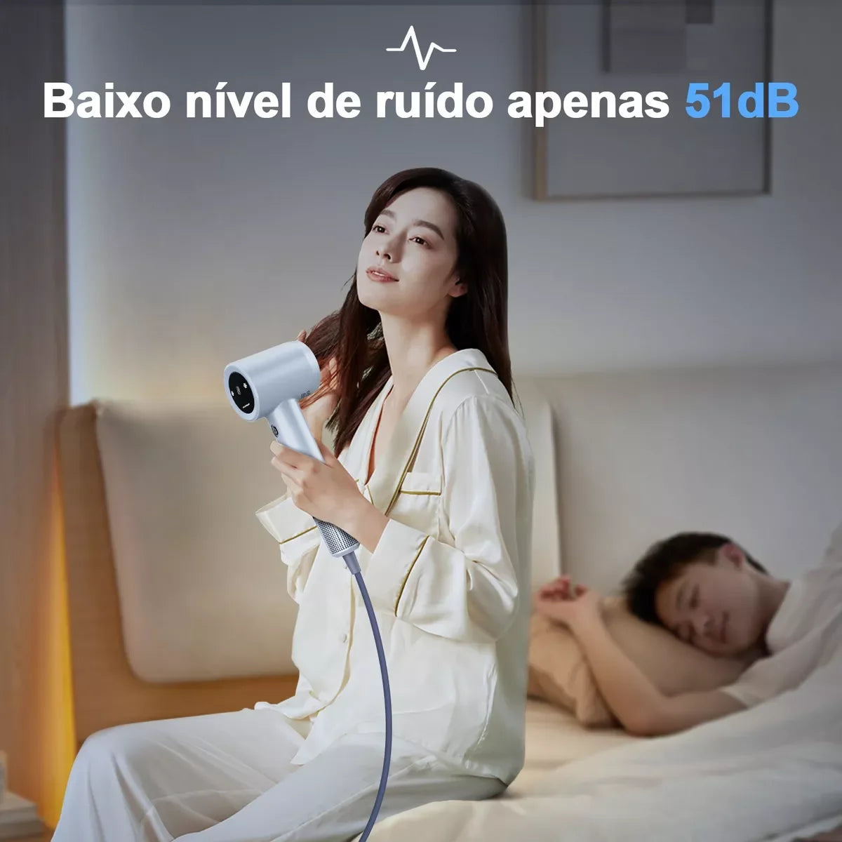 Secador De Cabelo De Alta Velocidade Portátil