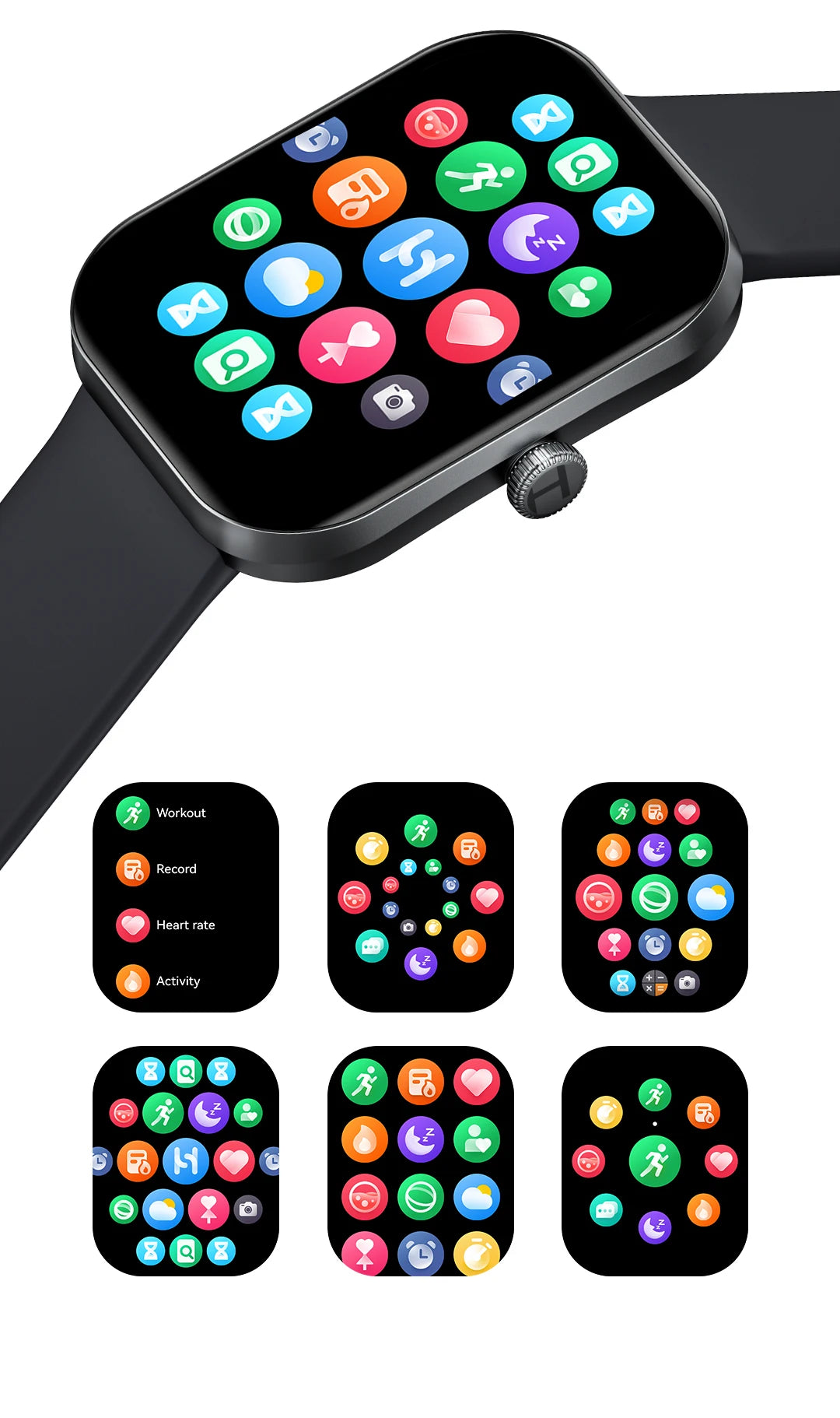Smartwatch S6 Chamadas Bluetooth