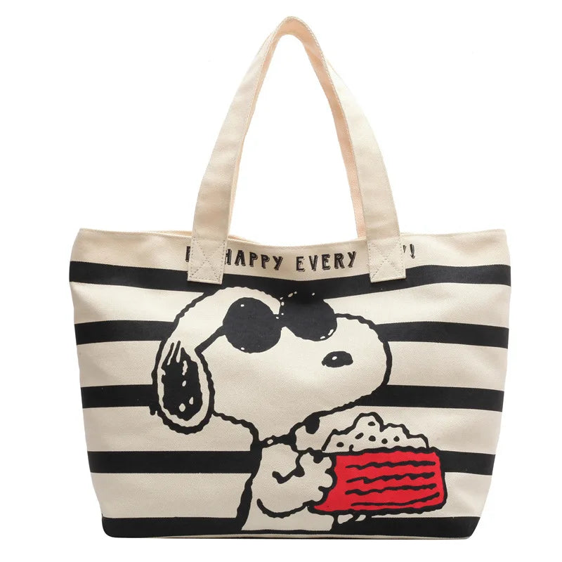 Bolsa Lona Snoopy / Minnie Mouse