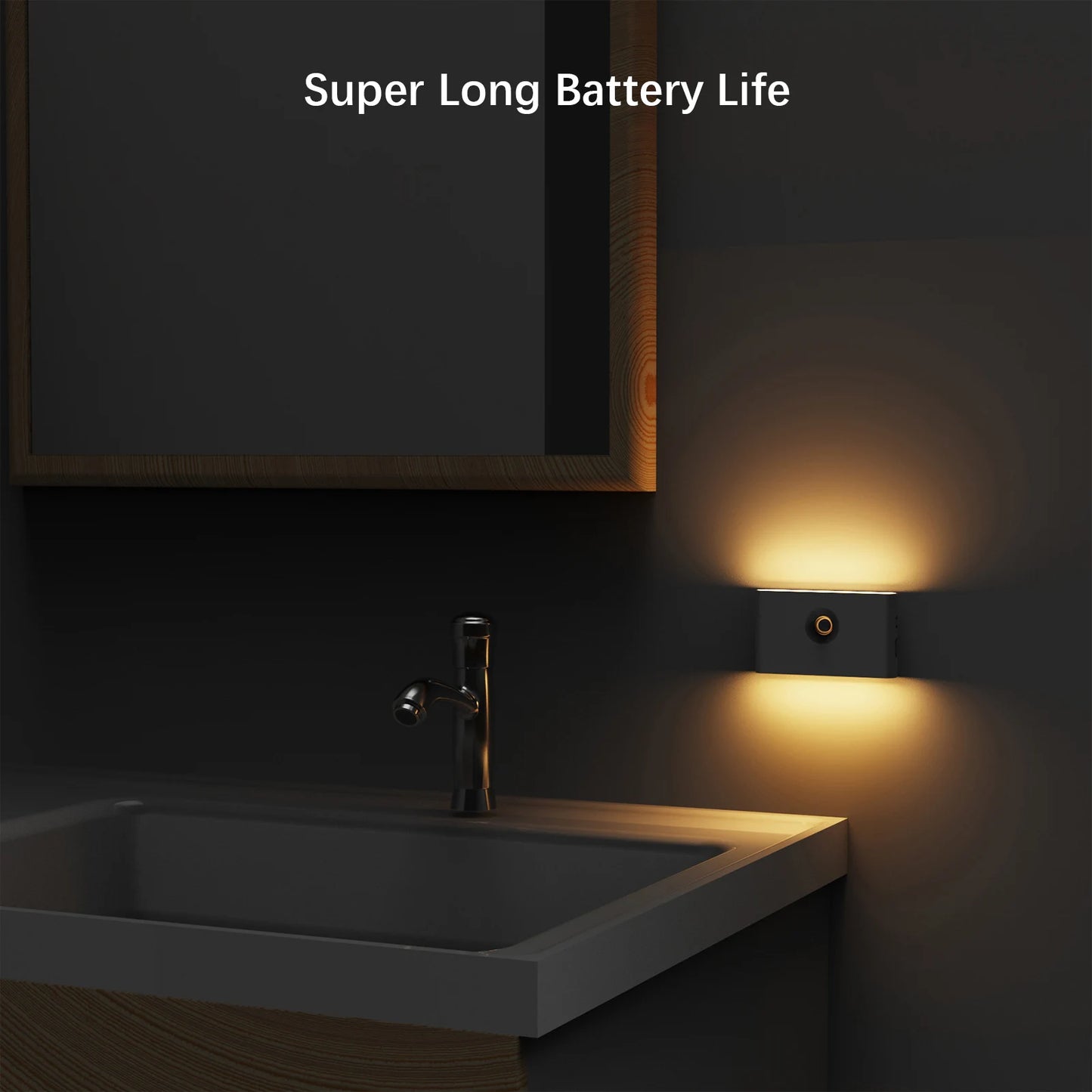 Luz Noturna com Sensor de Movimento – LED Recarregável e Magnética
