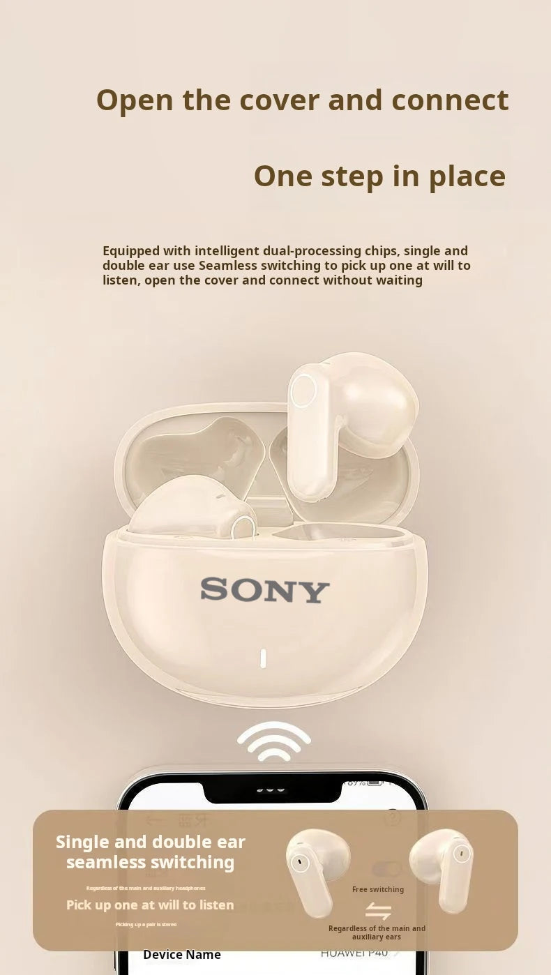 Fones de ouvido Bluetooth Estéreo alta fidelidade sem fio com microfone