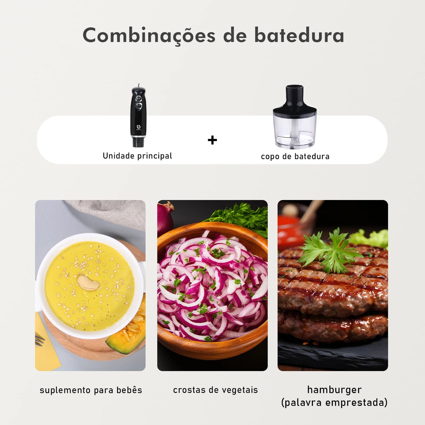 Liquidificador Mixer Processadores de alimentos mini
