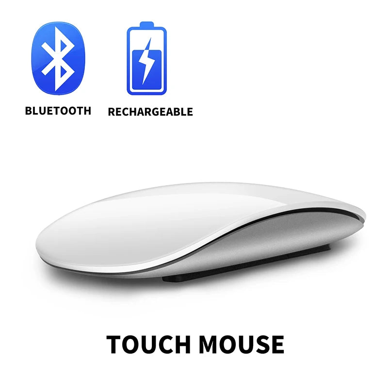 Mouse Bluetooth Silencioso Recarregável Ergonômico