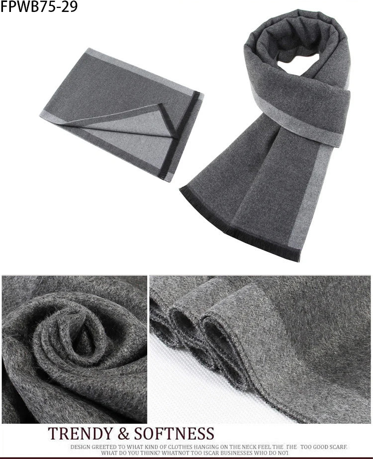 Cachecol Masculino Xadrez — Estilo e Conforto para os Dias Frios