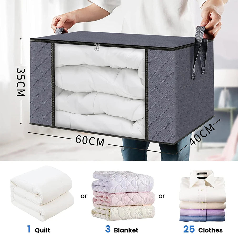 Organizador de Roupas Zíper Dobrável