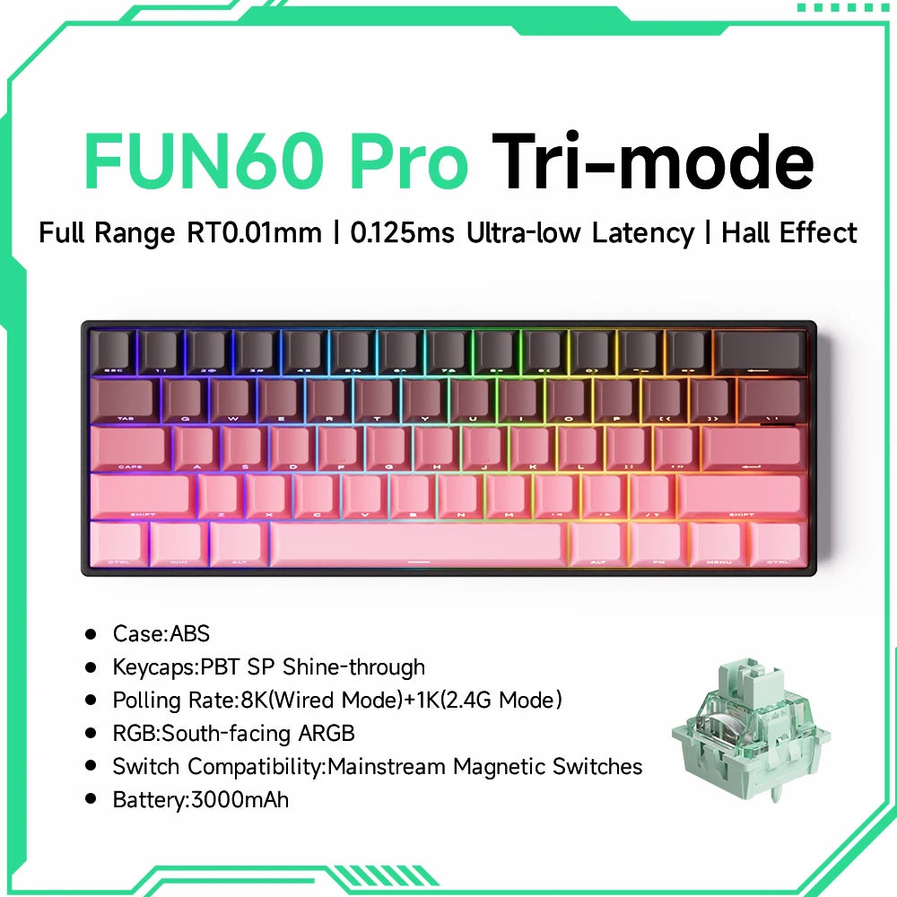 Teclado Mecânico com Switch Magnético