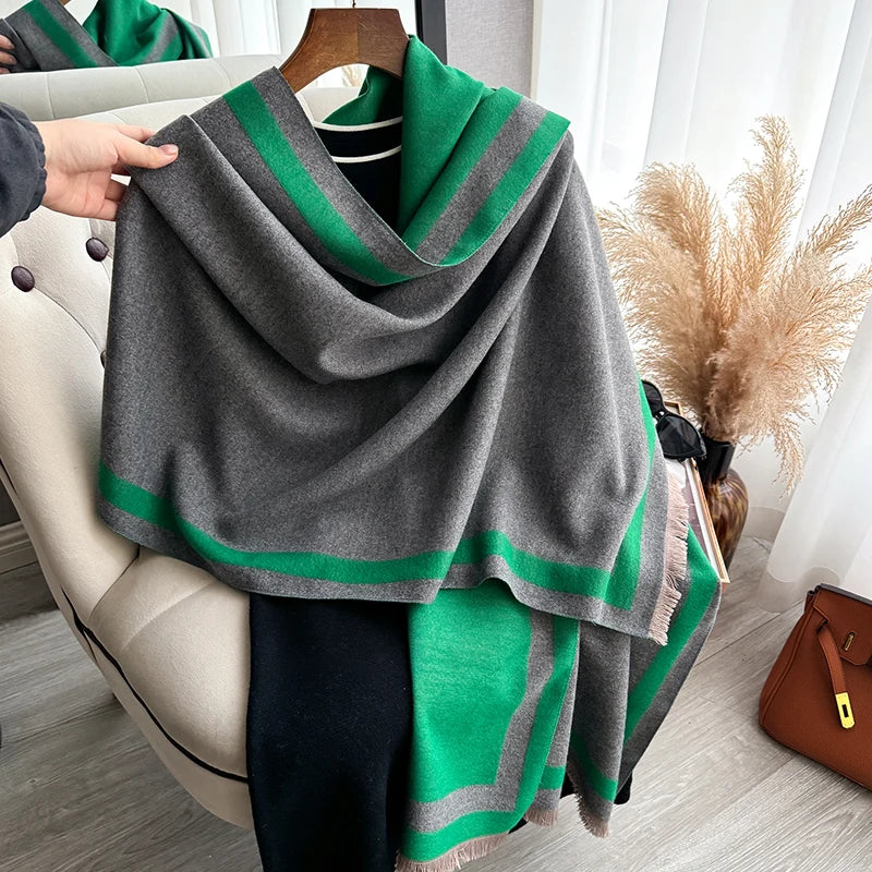 Cachecol Pashmina Luxo Toque de Cashmere